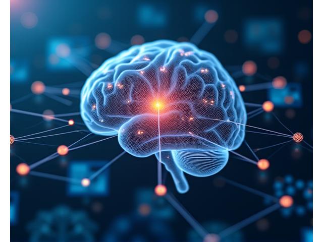 Immagine concettuale con grafici scientifici, una mente stilizzata e DNA, che simboleggiano la ricerca e la neuroscienza alla base dei programmi di Cronos Vita.