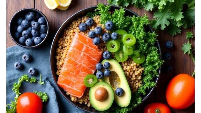 Piatto sano con verdure fresche