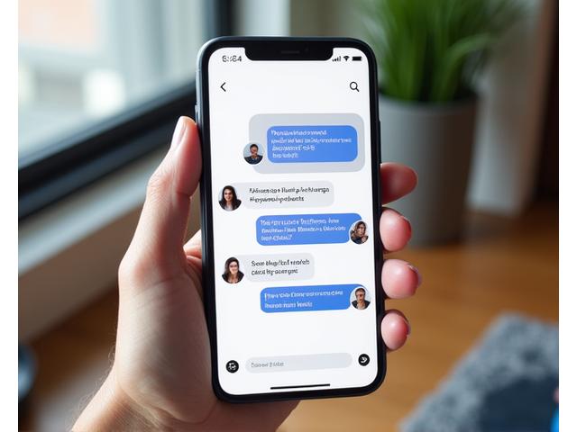 Una simulazione di un'interfaccia di chat su smartphone che mostra una conversazione fluida tra un utente e un coach AI di Cronos Vita, con messaggi rapidi e icone user-friendly.