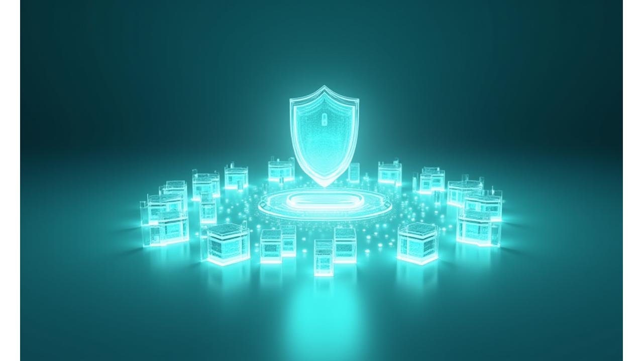 Concetto visivo di trasparenza legale, con documenti chiari e simboli di protezione digitale.